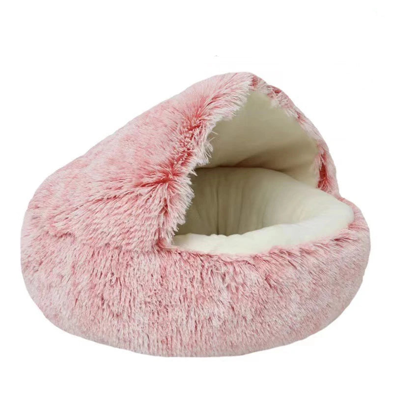 Pluche Kattenmand Ø40cm – Zachte Warmtebed voor Kat of Kleine Hond