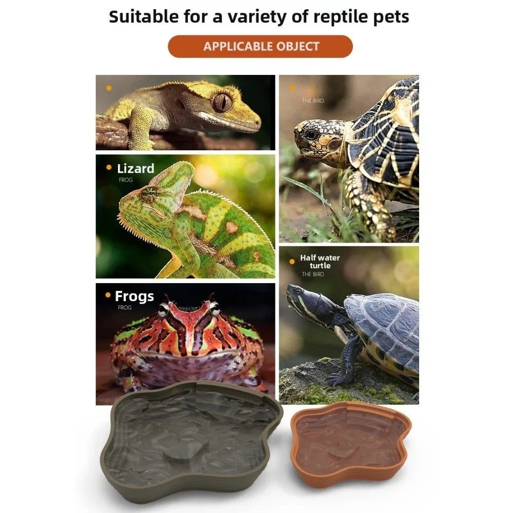 AquaStep Dubbelzijdige Schildpad Water- & Voerbak