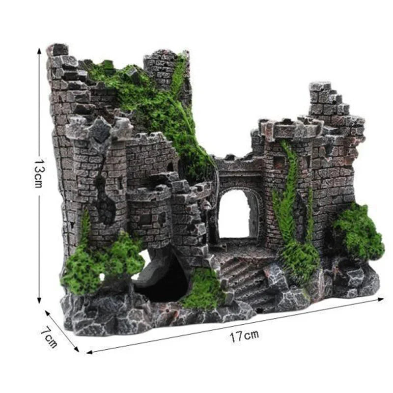 Hars Kasteel Aquarium Ornament