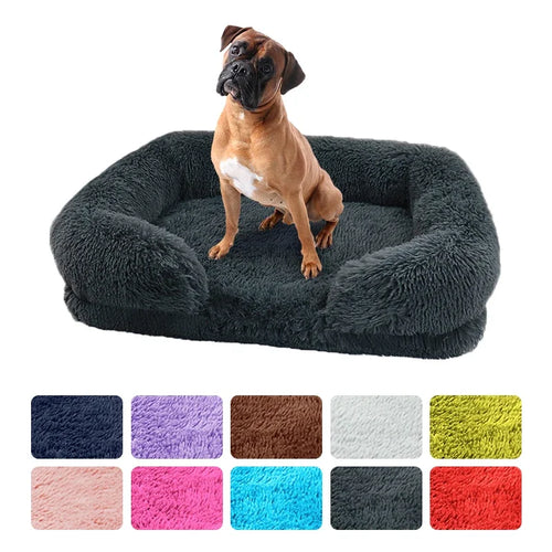Premium Dikke Pluche Hondenbed voor Grote Honden – Warm & Stevig (S - XL)