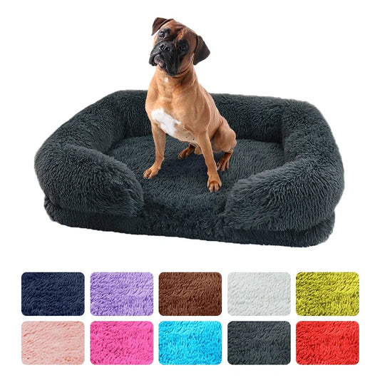 Premium Dikke Pluche Hondenbed voor Grote Honden – Warm & Stevig (S - XL)