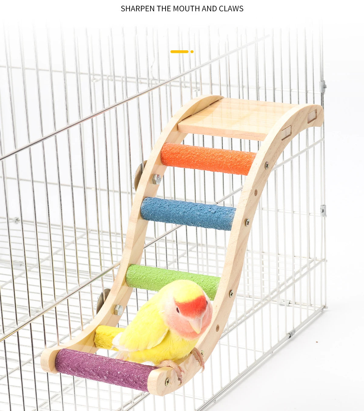 Kauwbaar vogelklimspeelgoed