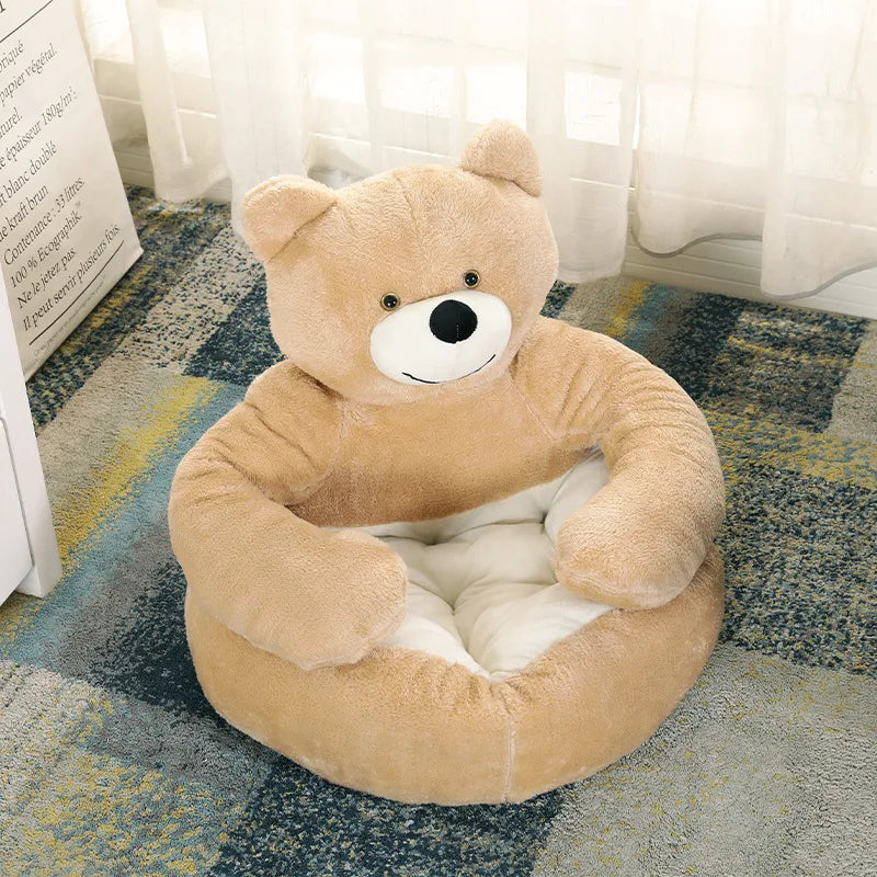 Pluche Beren Huisdierenbed  – Zacht Winterbed Hond Kat