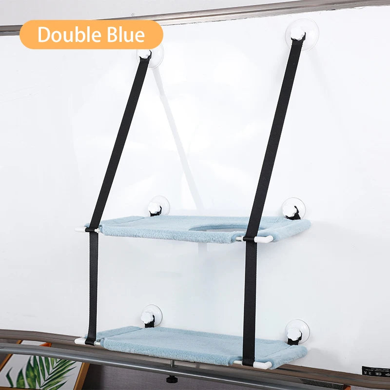 Winter Kattenhangmat Fluweel – Dubbellaags Corduroy – Zuignap