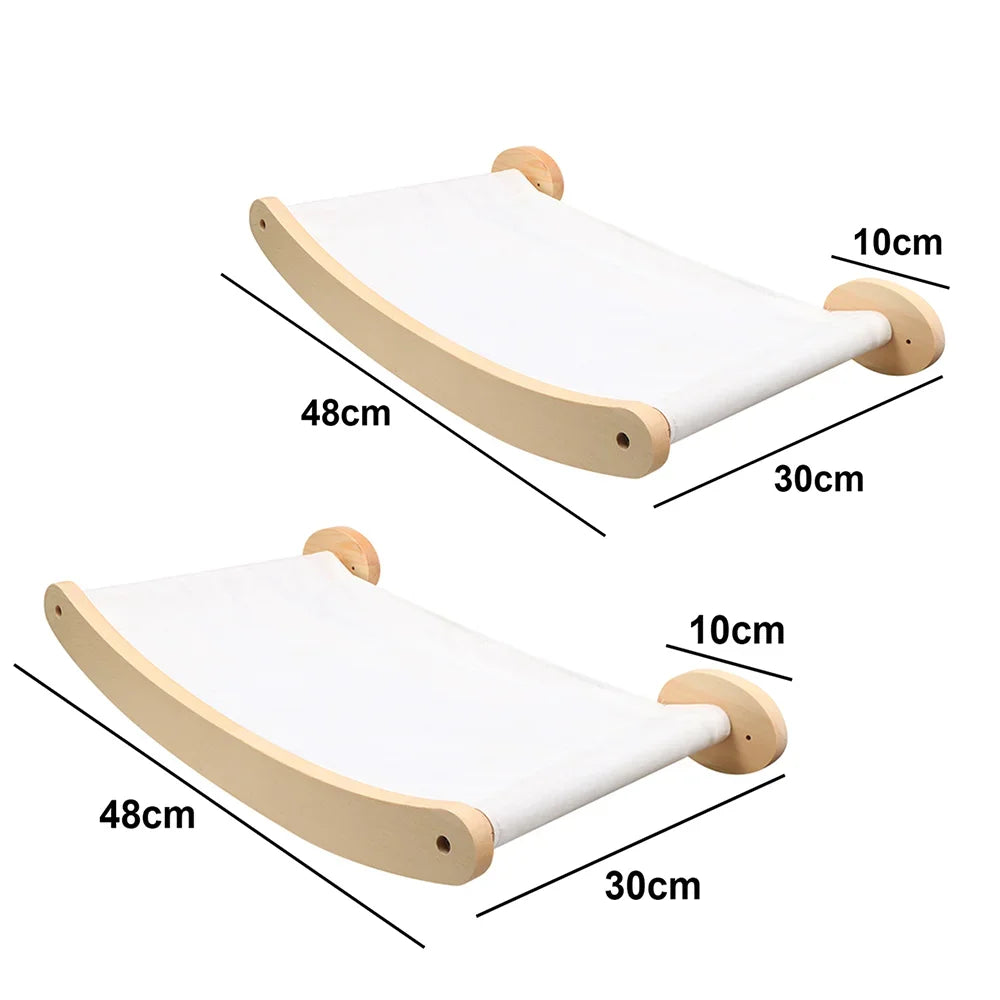 SkyNest Wandgemonteerde Kattenklimtoren