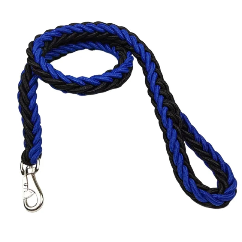 Sterke Nylon Hondenriem 115cm – Gevlochten voor Grote Honden