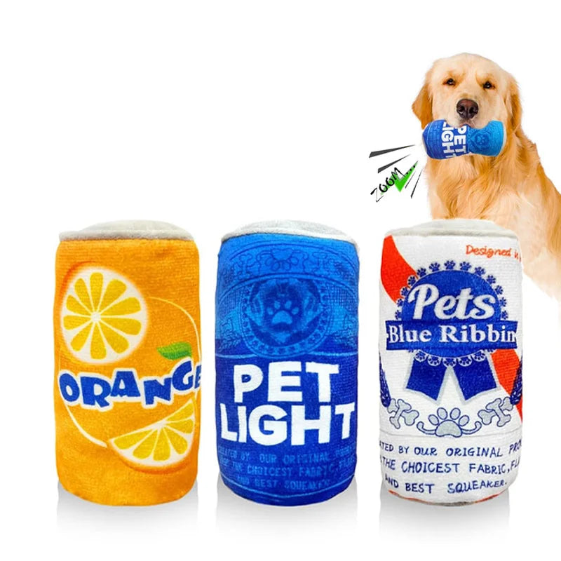 ChewVino Pluche Hondenspeeltje – Geluidmakende Wijnfles voor Honden