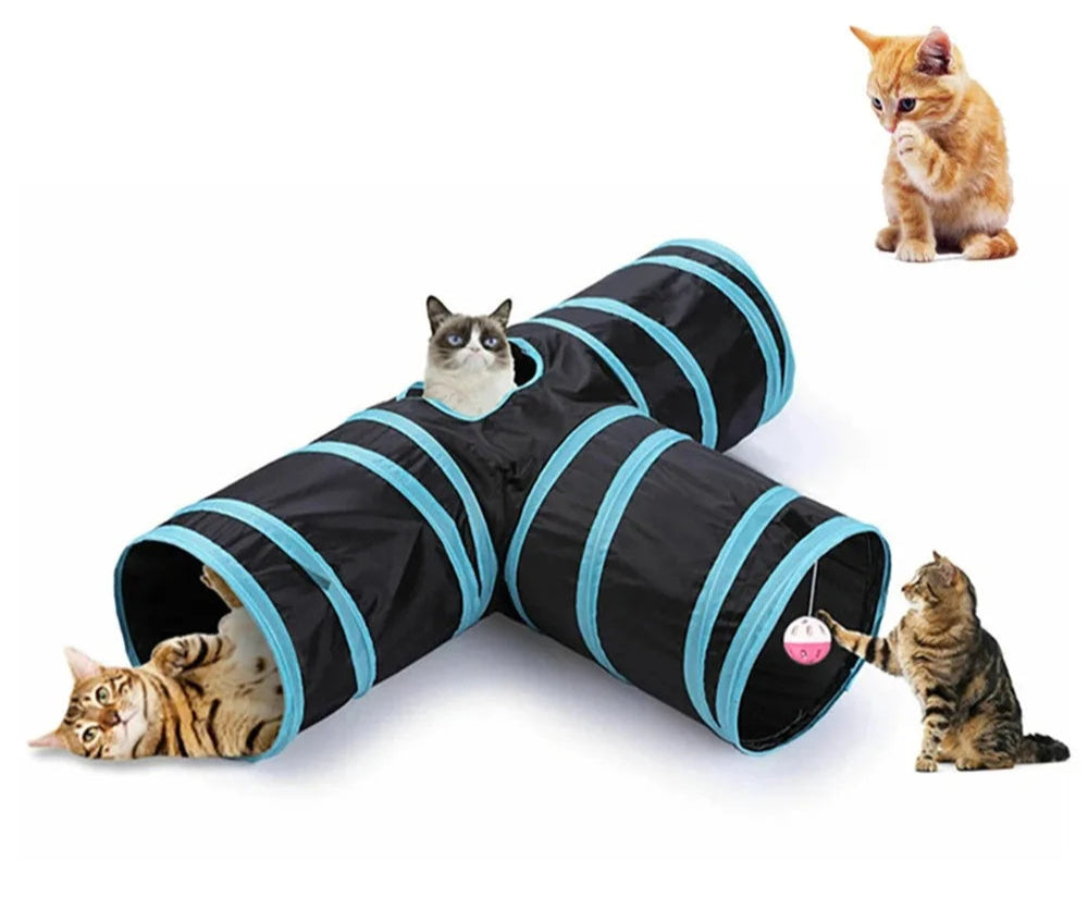 WHISKERTUBE – Opvouwbare Katten Tunnel Speeltuin