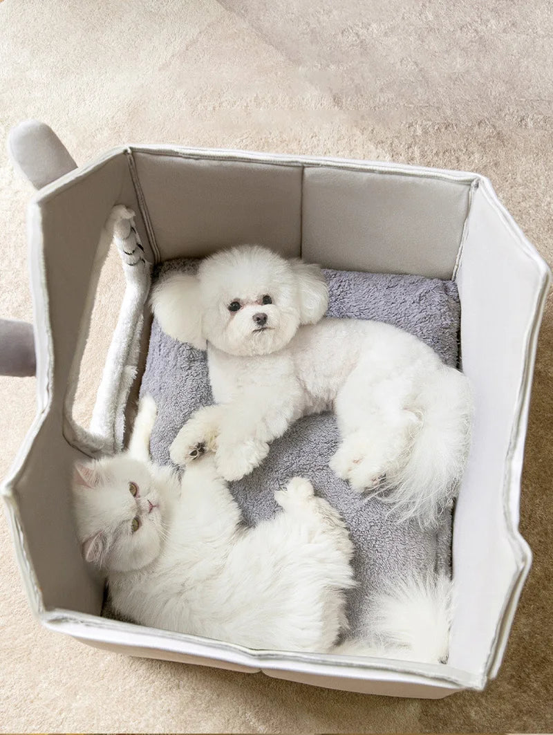 CosyFold Luxe Opvouwbare Honden- & Kattenhuis