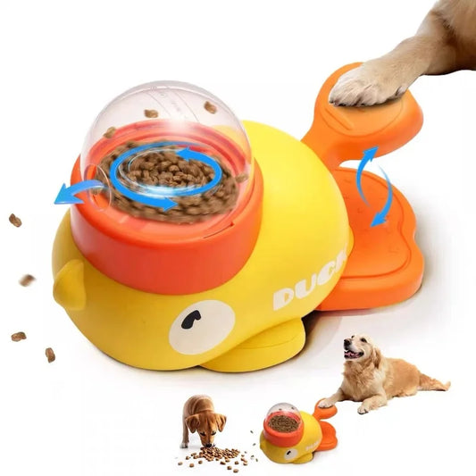 DuckBuddy 2-in-1 Interactieve Hondenspeelgoed & Snackdispenser