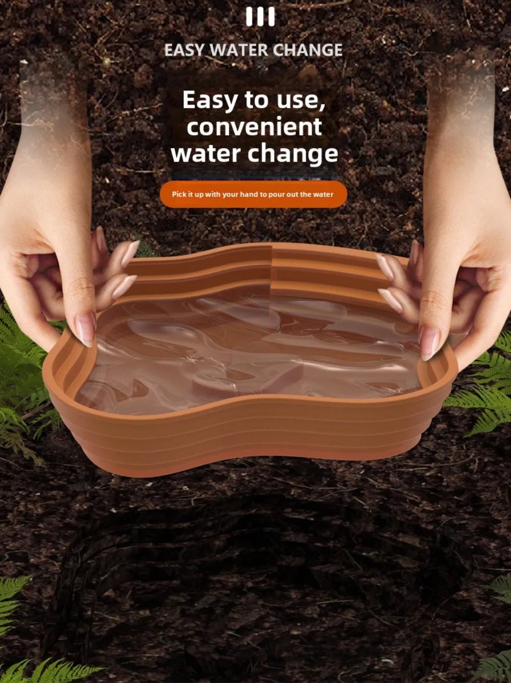 AquaStep Dubbelzijdige Schildpad Water- & Voerbak