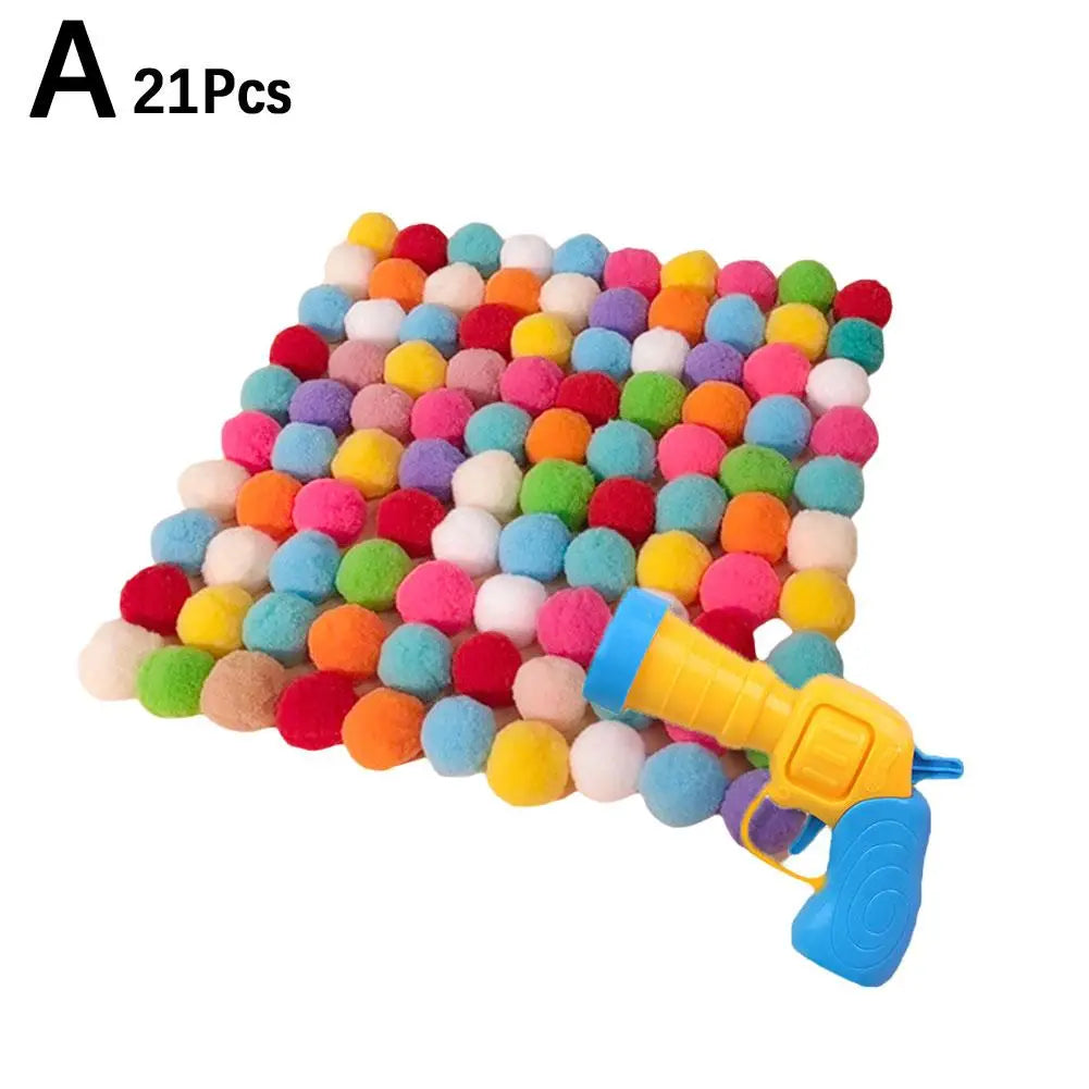 Interactieve Katapult met 20/21 Pluche Ballen – Stil Katten Speelgoed