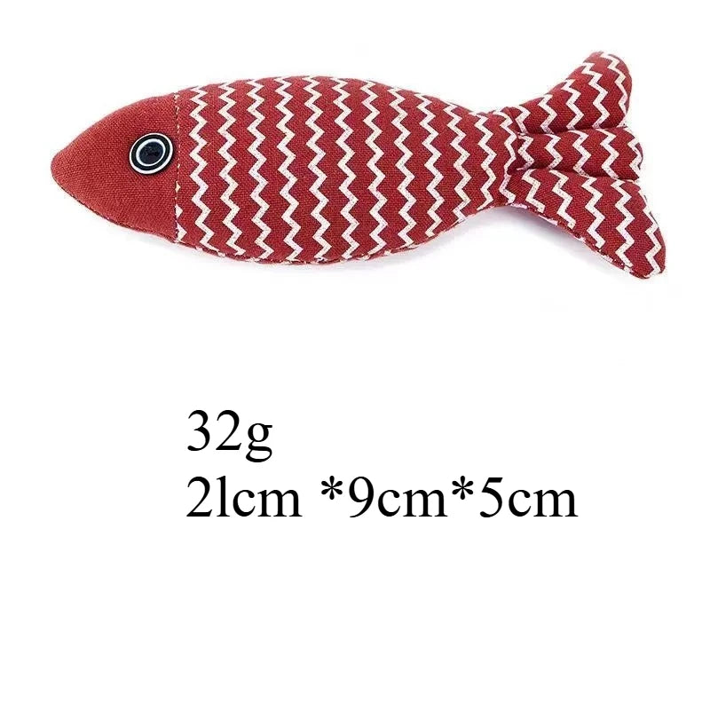 CatNipWave Simulatie Vis – Catnip Speelgoed tegen Verveling & Tandverzorging