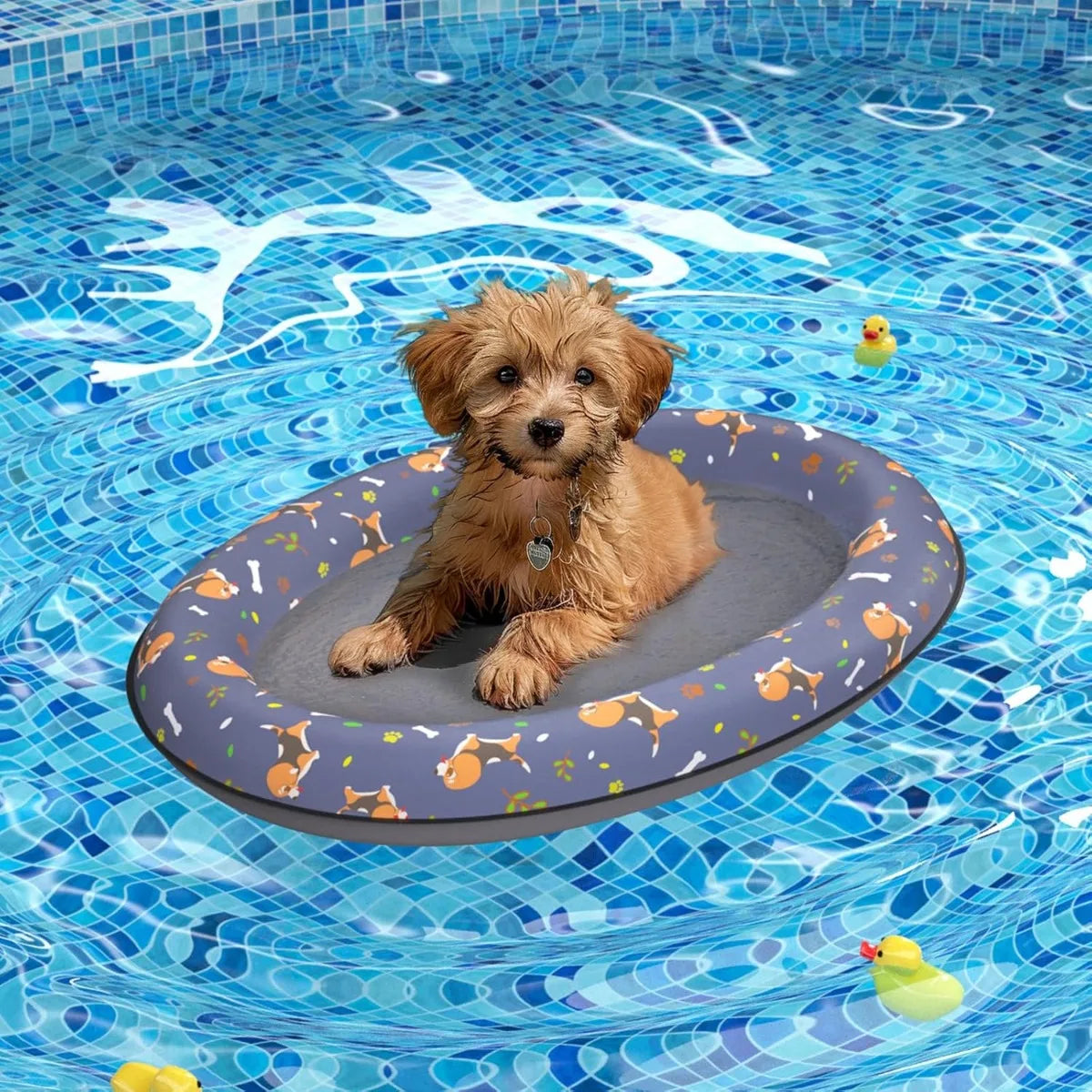 AquaPaws Opblaasbaar Honden Vlot