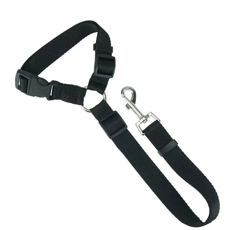 Dubbele Autogordel voor Honden – Verstelbaar Nylon, 120 cm