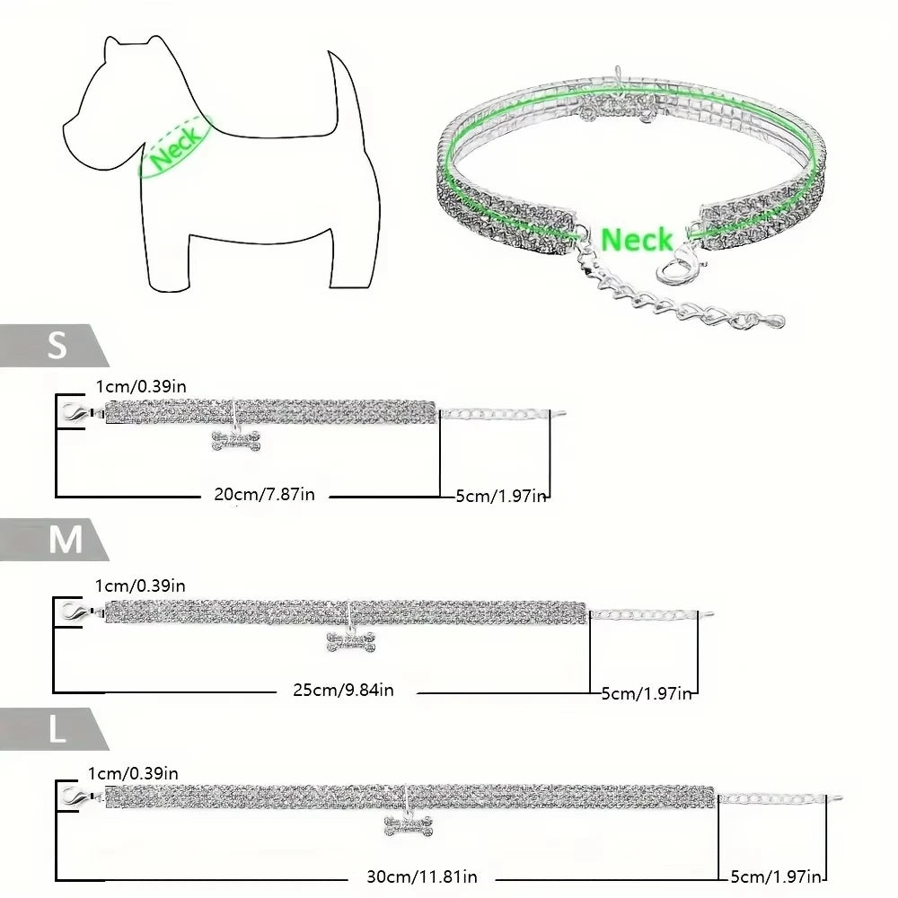 GlamBone Luxe Honden- & Kattenhalsband