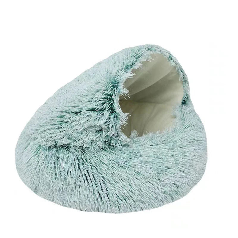 Pluche Kattenmand Ø40cm – Zachte Warmtebed voor Kat of Kleine Hond