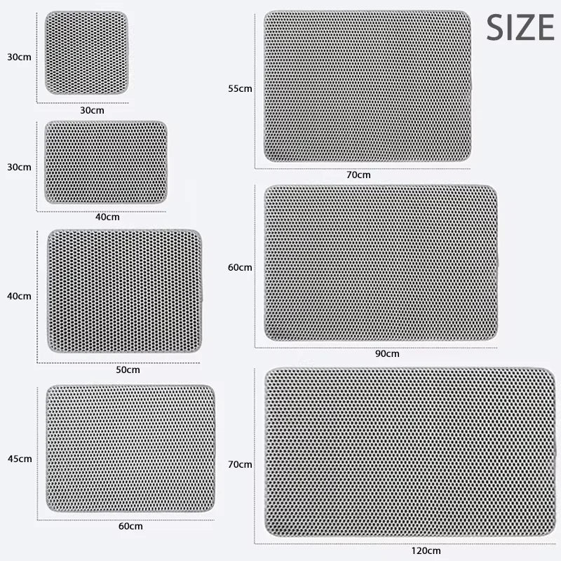 PawsGuard Dubbel-Laags Waterproof Kattenbakmat