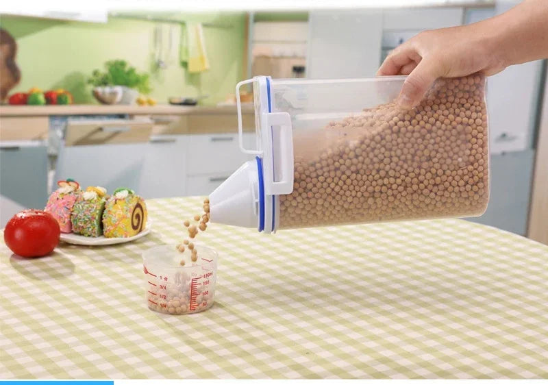 FreshLock 1.5kg/2kg Meetbeker & Voercontainer voor Honden en Katten