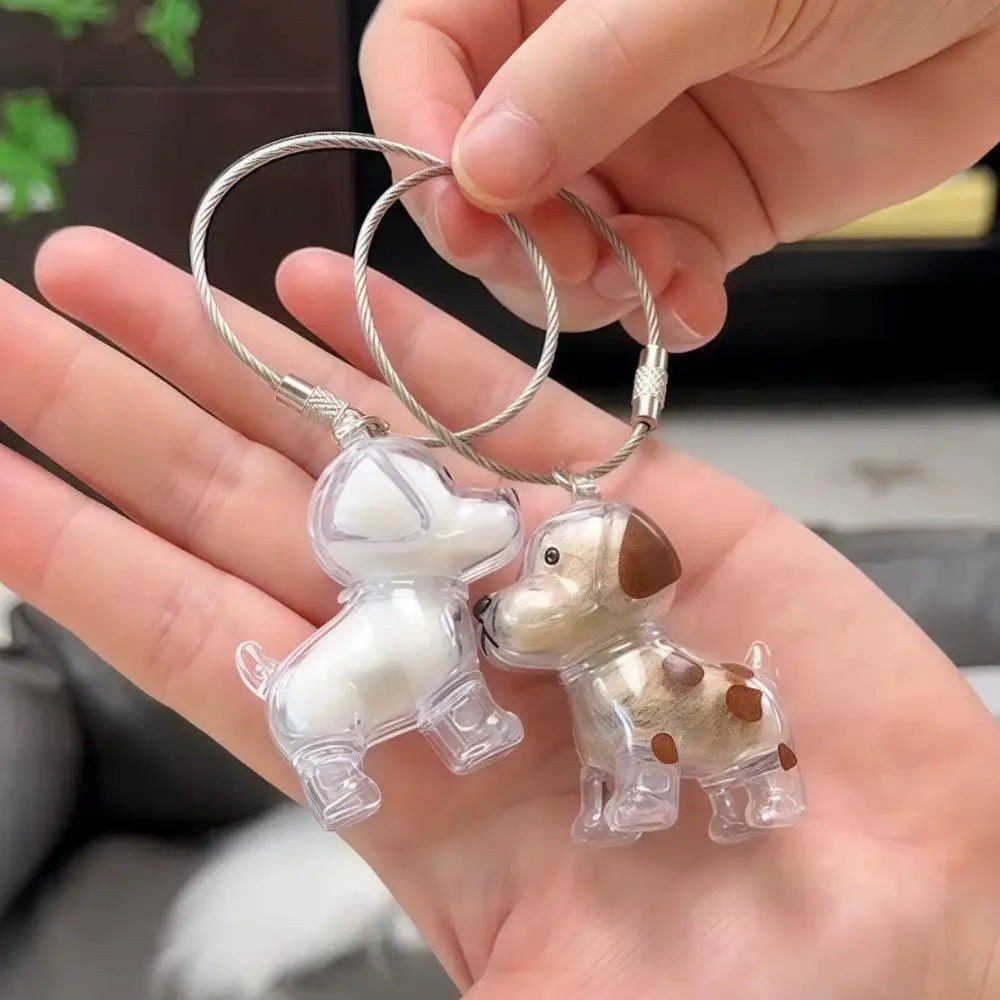 MemoriPaw Honden Haar Bewaar Sleutelhanger