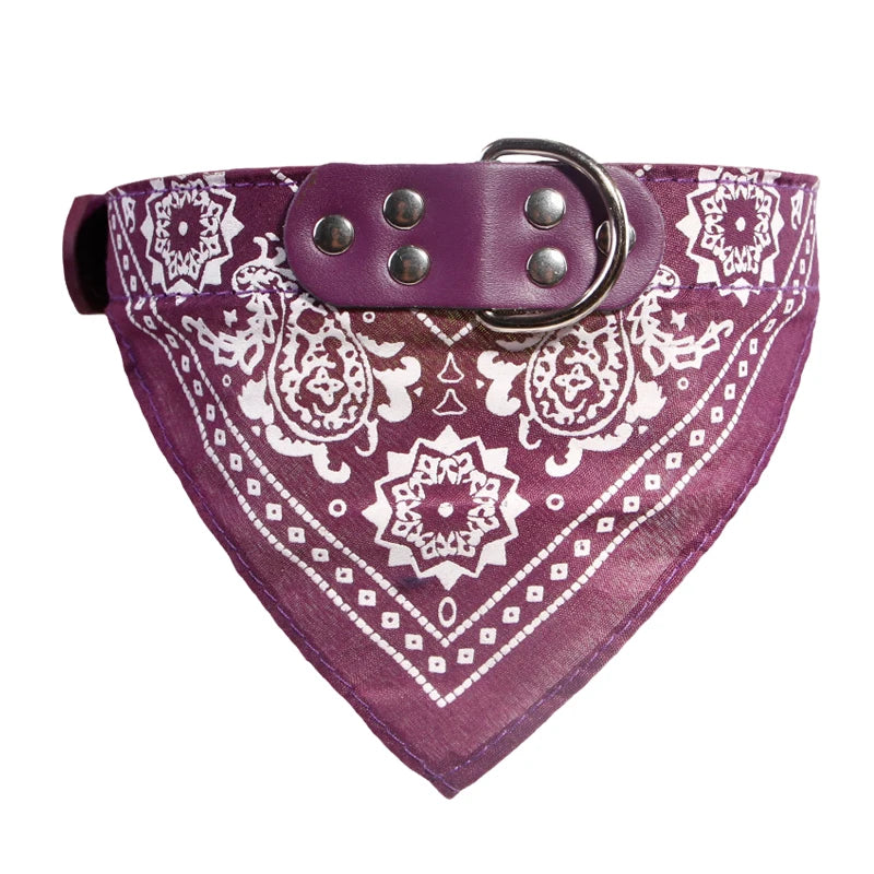 STYLPET PU Halsband met Sjaaltje
