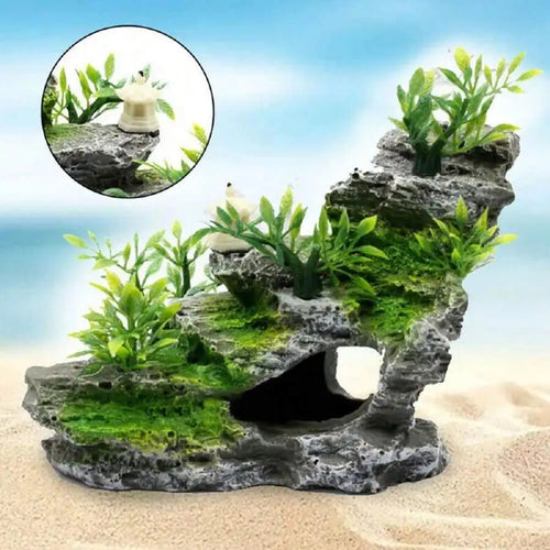 Set decoratieve stenen voor aquariums