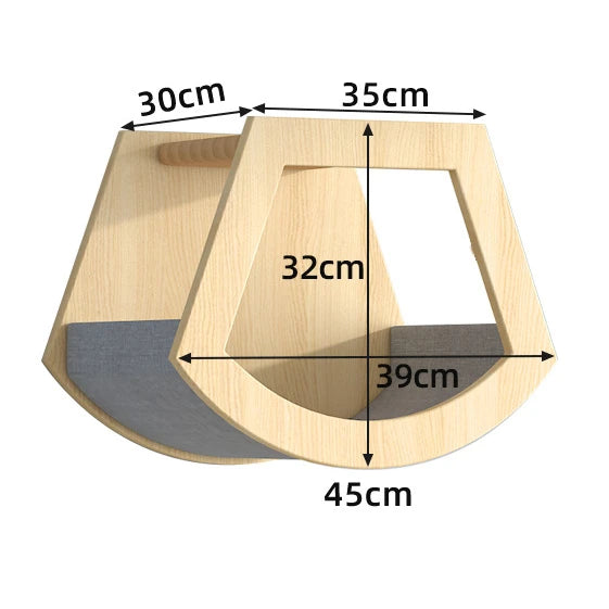 KlimPaws Wandgemonteerde Krabboom