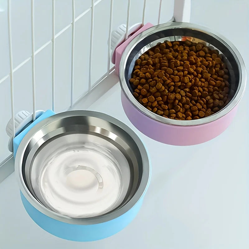 PawLuxe DuoHang – Kleurrijke RVS Honden