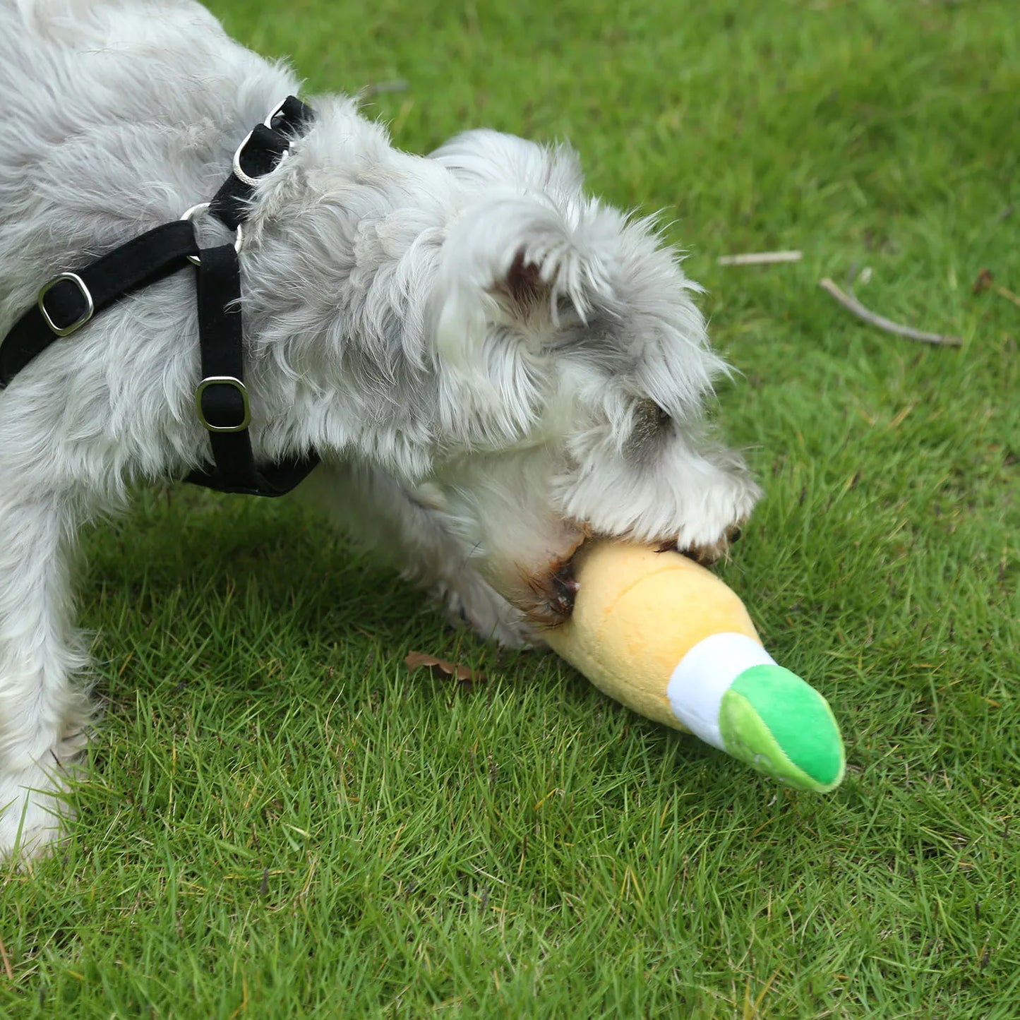 PawJoy Gele Wijnfles Interactief Hondenspeelgoed