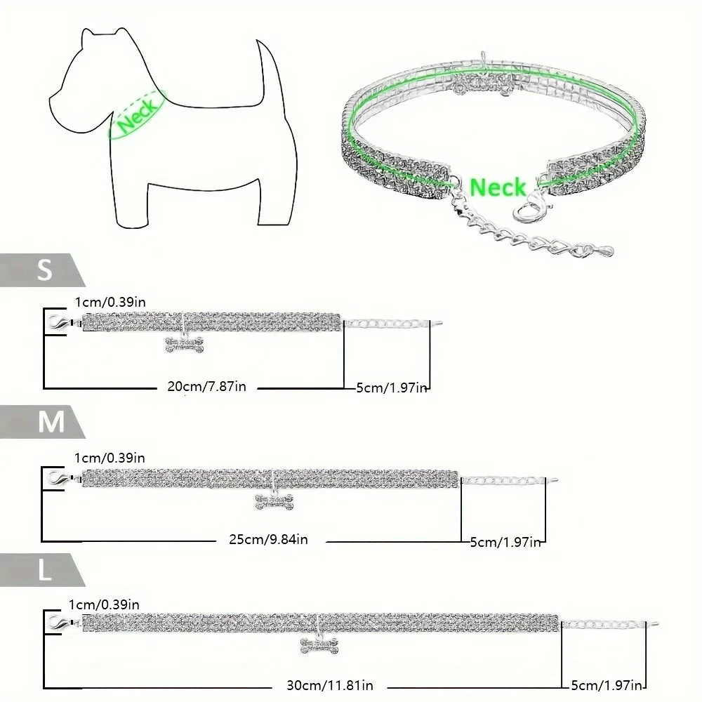 GlamBone Luxe Honden- & Kattenhalsband