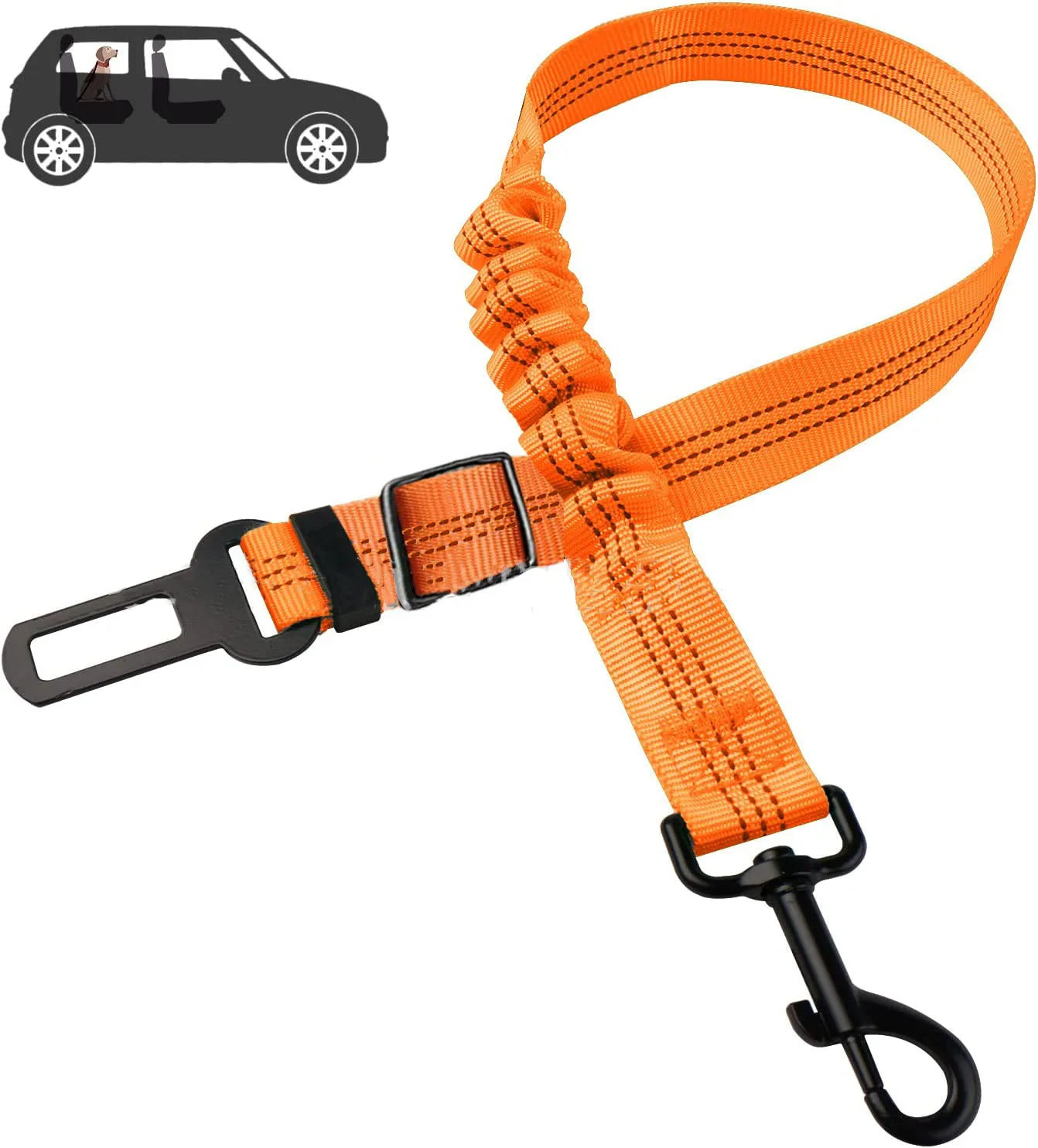 SafeRide FlexGuard – Verstelbare Autogordel & Harnas