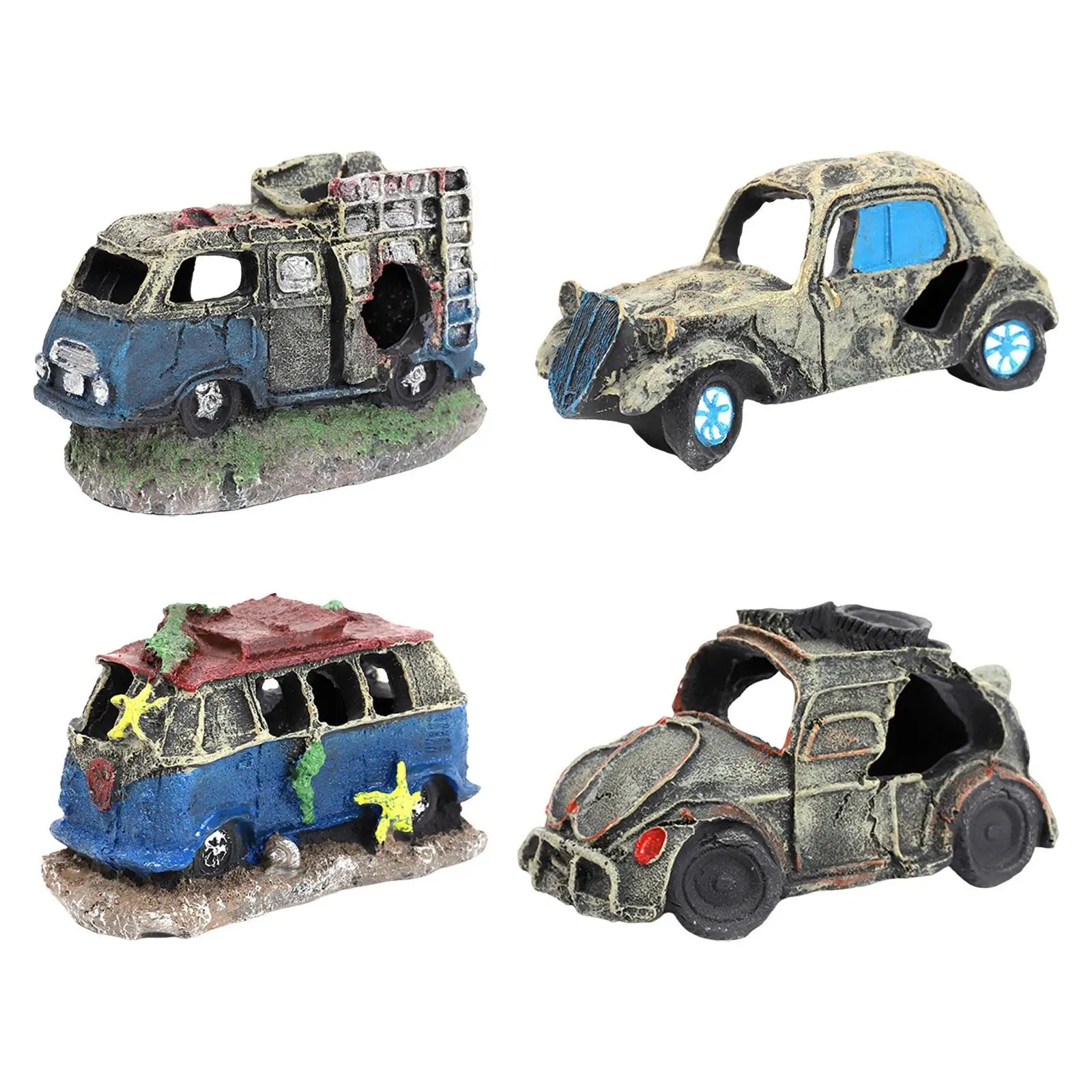 Decoratie van een visschuilplaats voor een autowrak