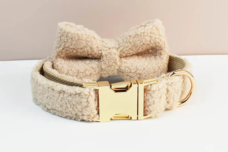TeddyVeluxe Gepersonaliseerde Hondenhalsband & Riemenset