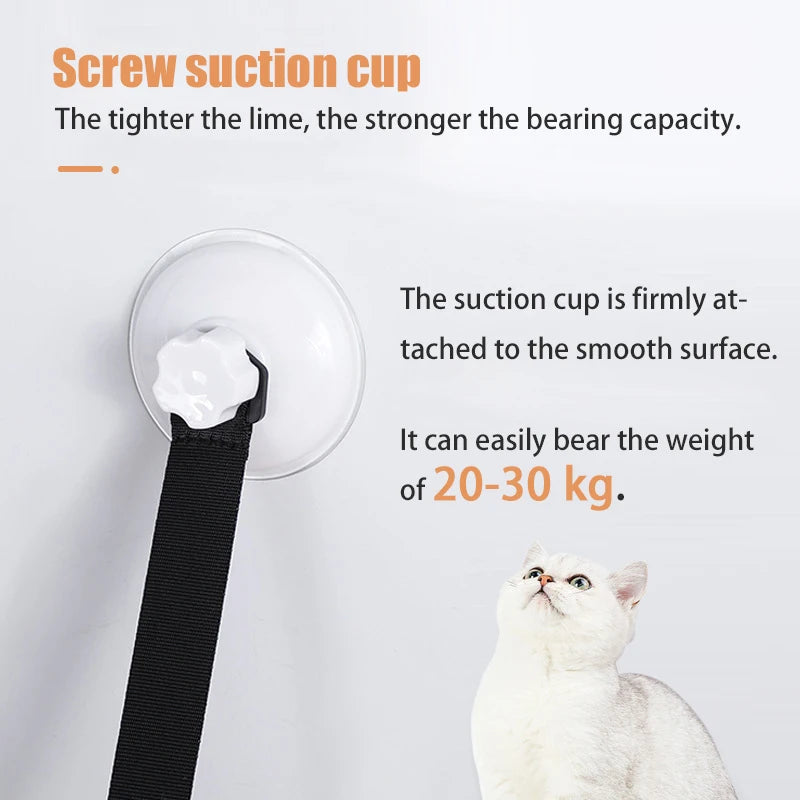 Winter Kattenhangmat Fluweel – Dubbellaags Corduroy – Zuignap