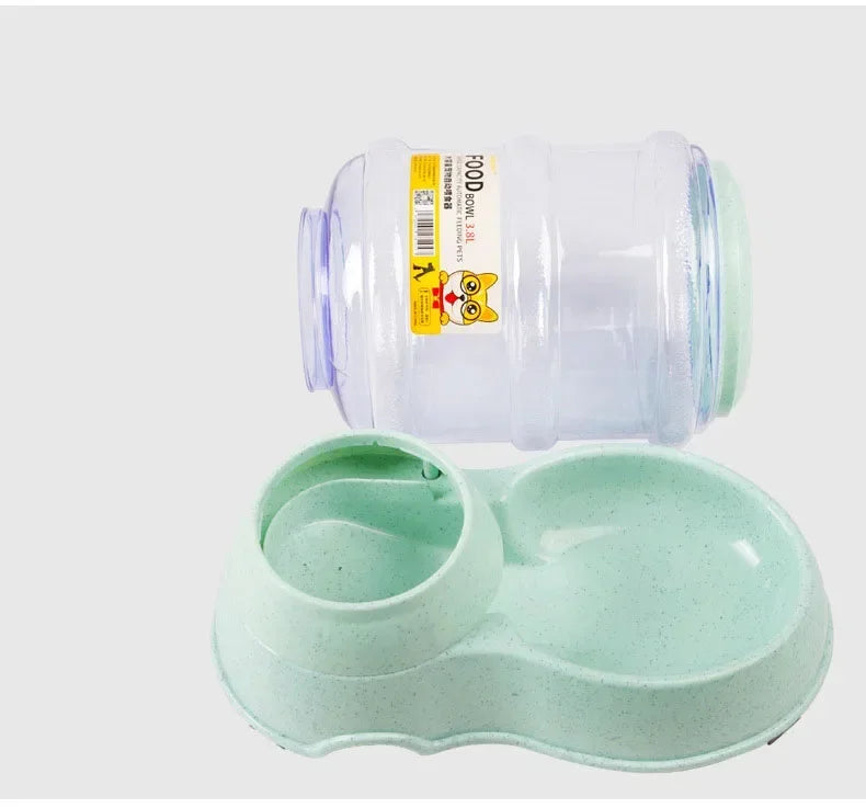 SmartHydra Automatische Voer- en Waterdispenser voor Huisdieren – 2-in-1 Eet- en Drinkbak met Waterfles