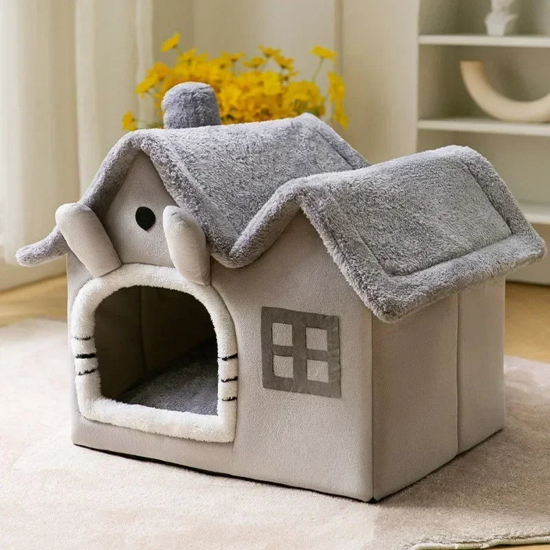 CosyFold Luxe Opvouwbare Honden- & Kattenhuis