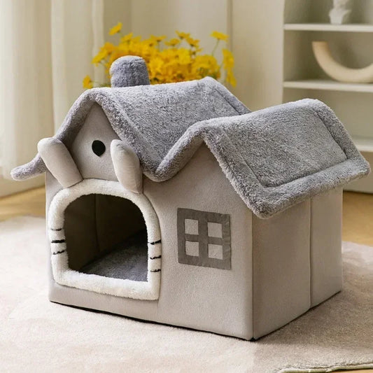 CosyFold Luxe Opvouwbare Honden- & Kattenhuis
