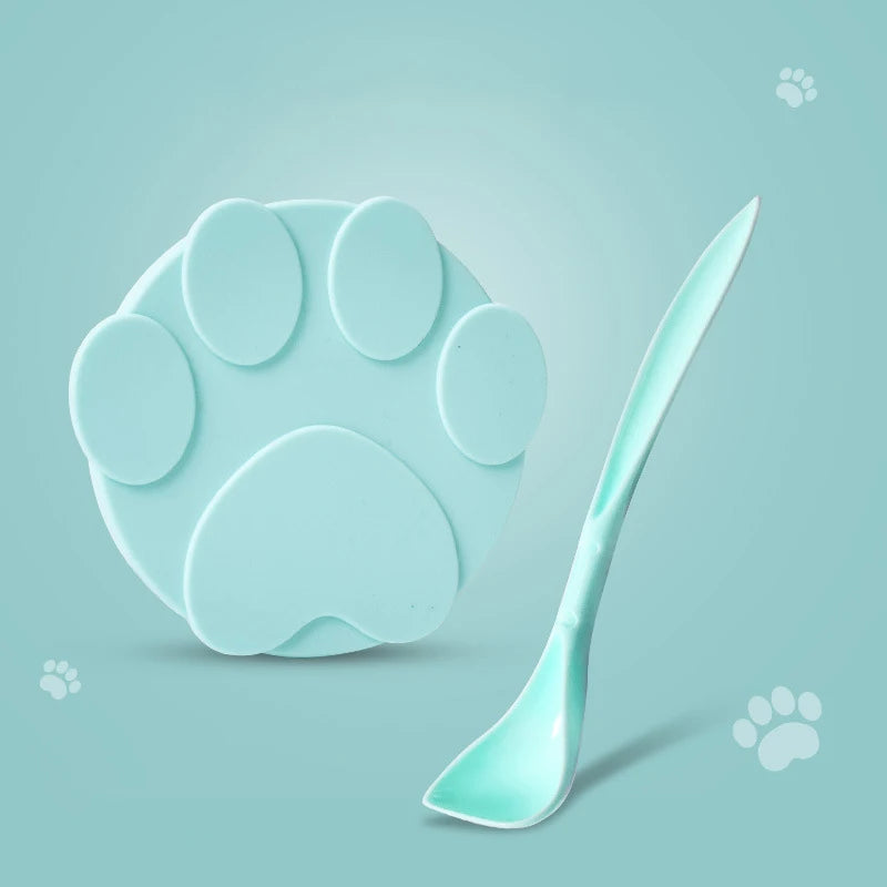 SEALIFY 2-in-1 Siliconen Blikdeksel & Voerschep – Voor Hond & Kat
