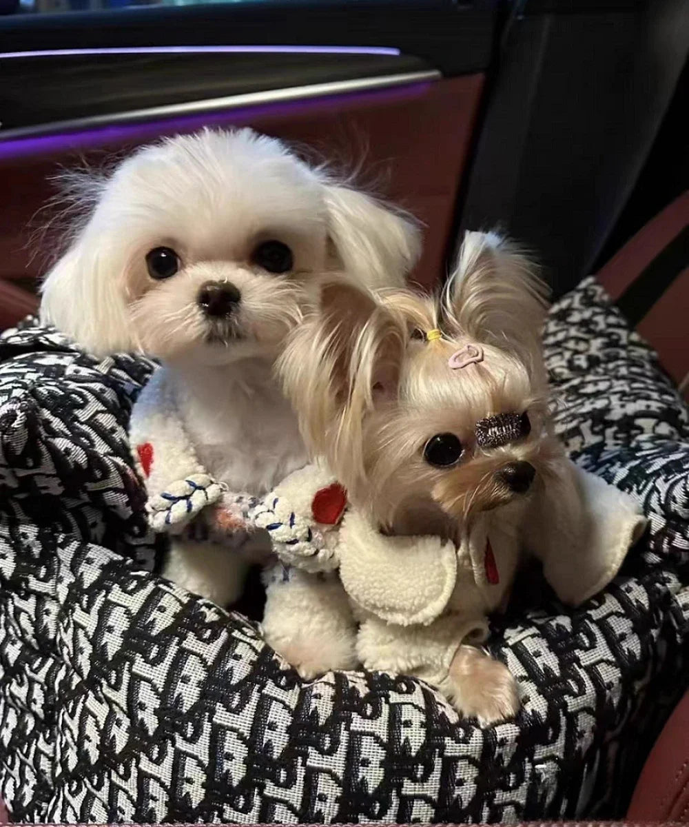 Dog Car Kennel – Afneembare en Wasbare Huisdierkennel voor Herfst & Winter