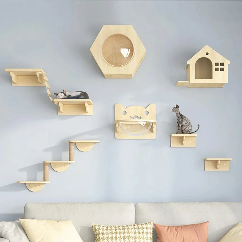 KlimPaws Wandgemonteerde Krabboom