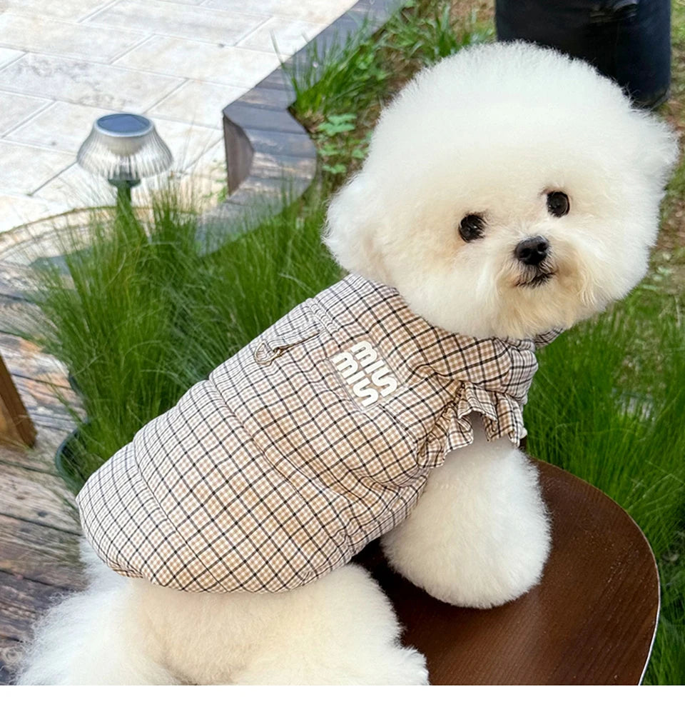 PawChic Winter Check Hondenjas