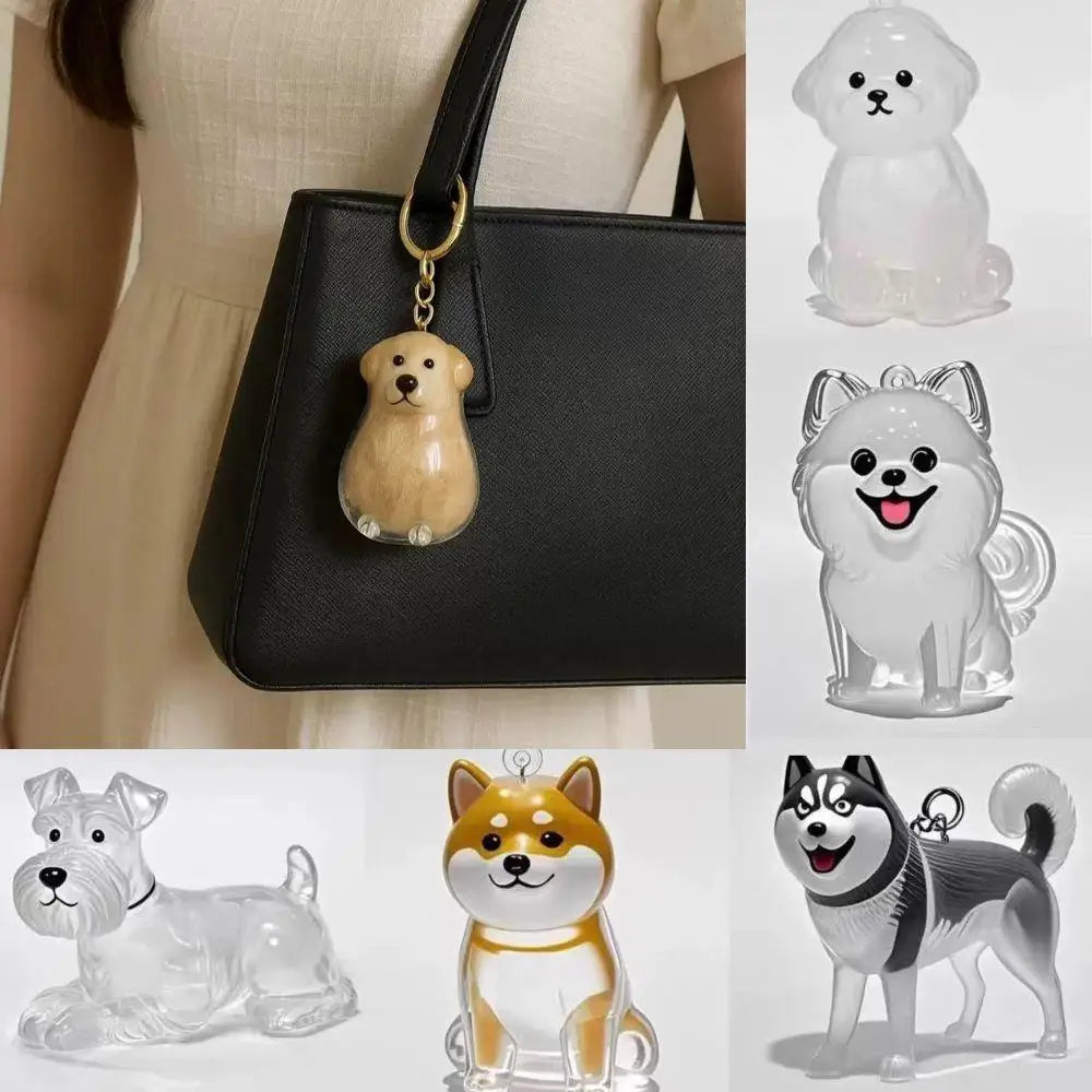 MemoriPaw Honden Haar Bewaar Sleutelhanger