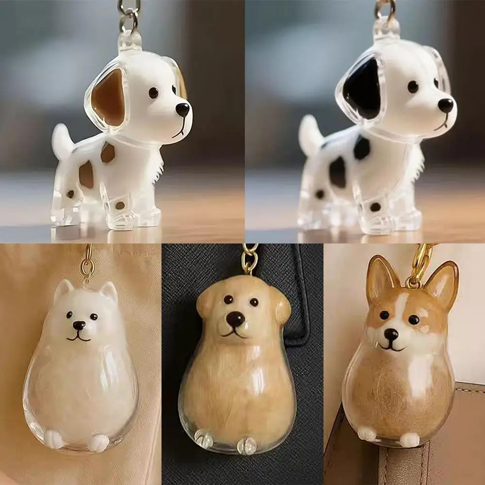 MemoriPaw Honden Haar Bewaar Sleutelhanger
