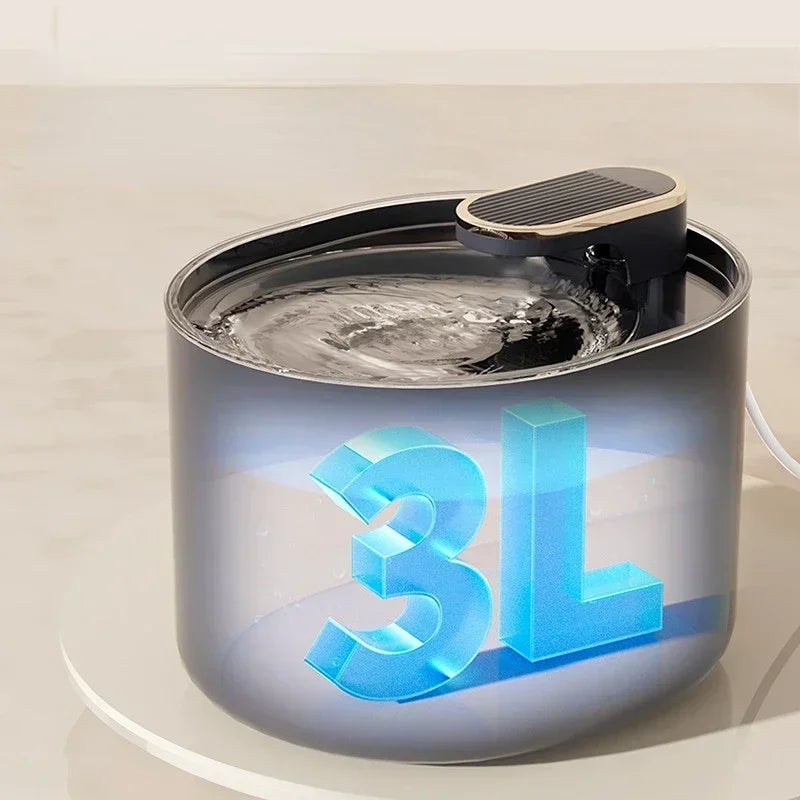 Kattenfontein 3L – Stil, Automatisch, USB, BPA-vrij, Met Filter