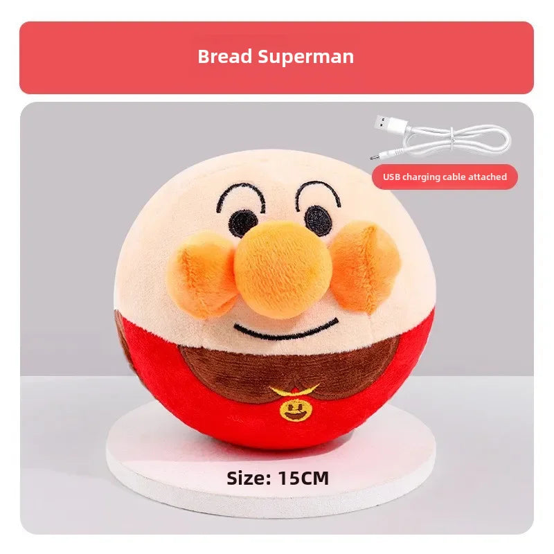 Interactief USB-oplaadbaar hondenspeelgoed – pluche bal 15 cm