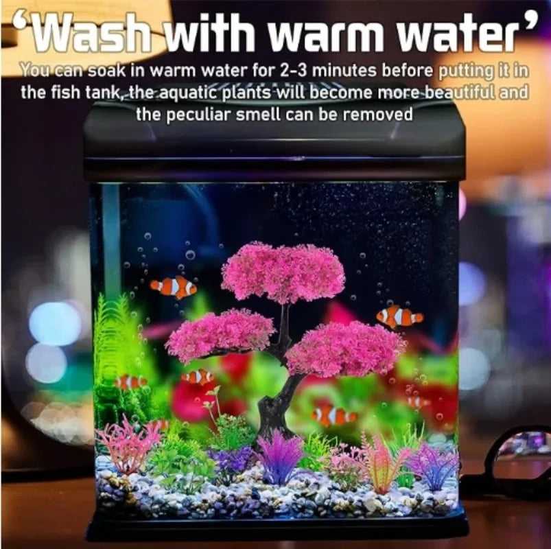 Aquarium plastic plantendecoratie