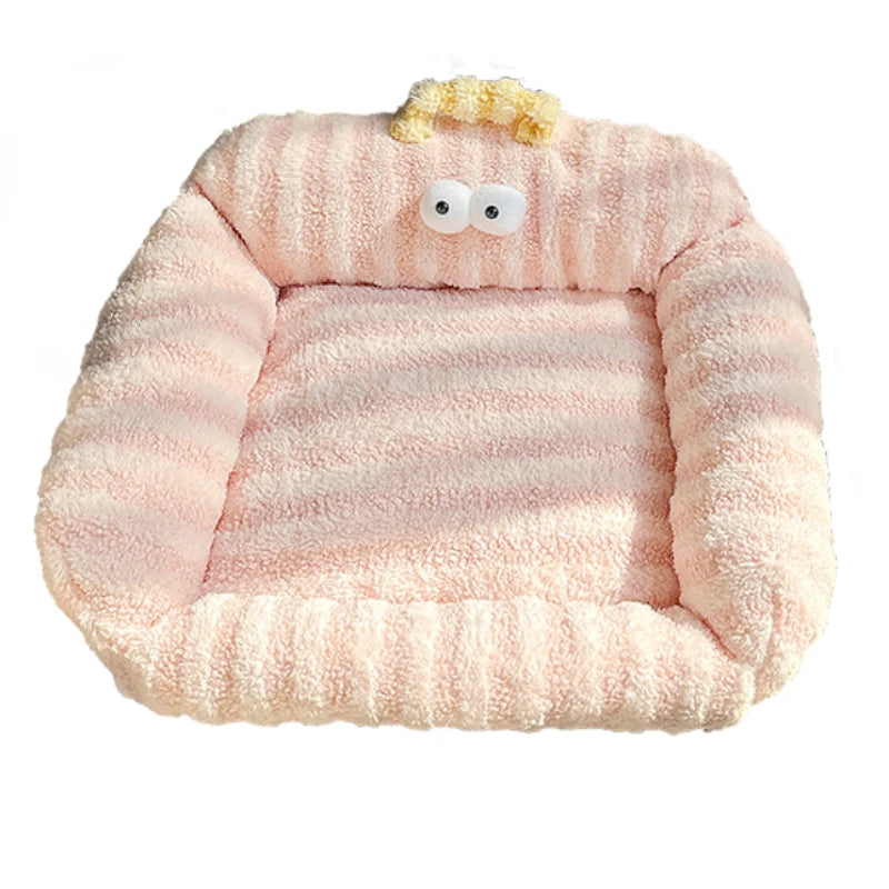 Winter Hondennest – Zacht Wasbaar Bed voor Kleine Hond