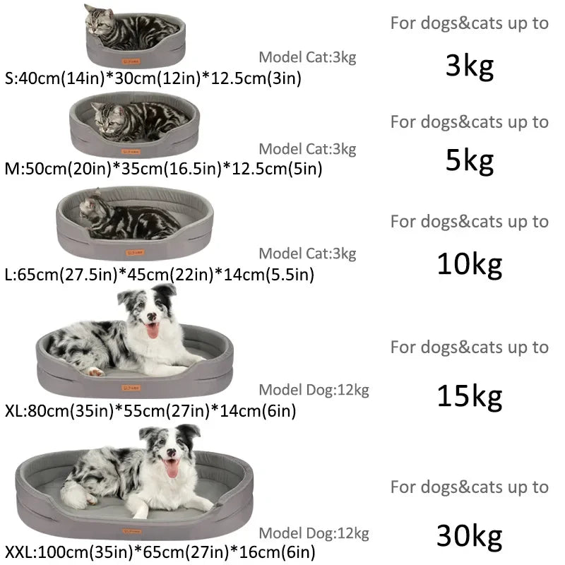 FluffNest Luxe Honden- & Kattenbed met Verwarmend Comfort