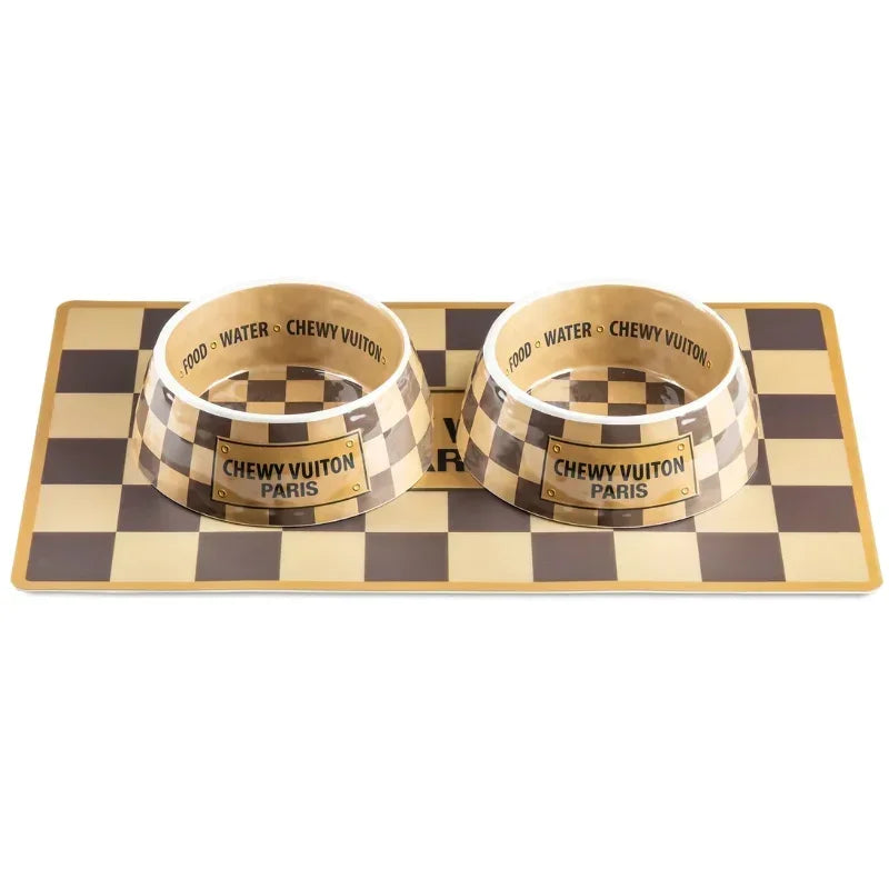 Designer Huisdier Voerbak met Placemat
