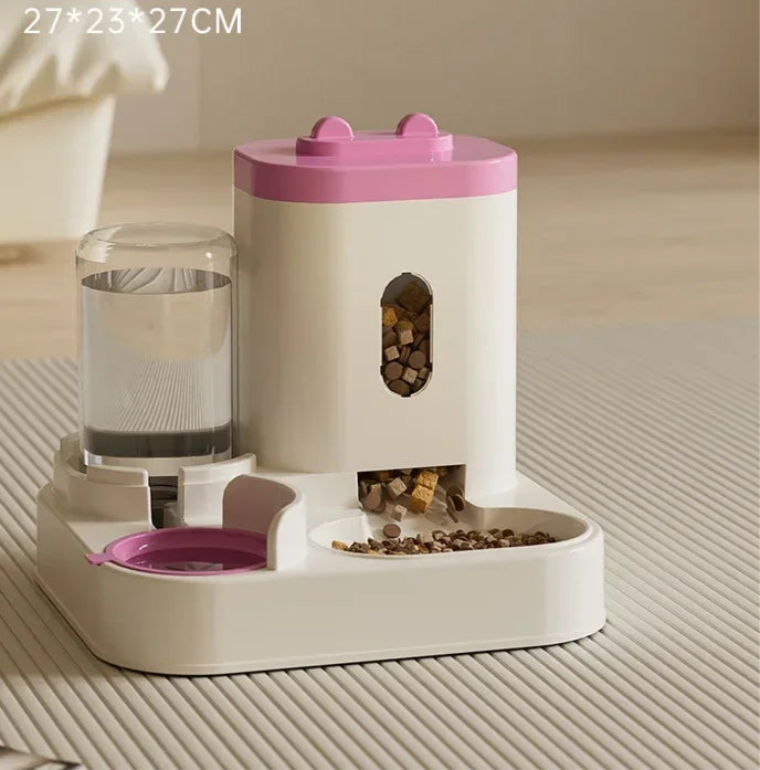 Automatische voer- en drinkbak hond/kat – RVS & BPA-vrij plastic